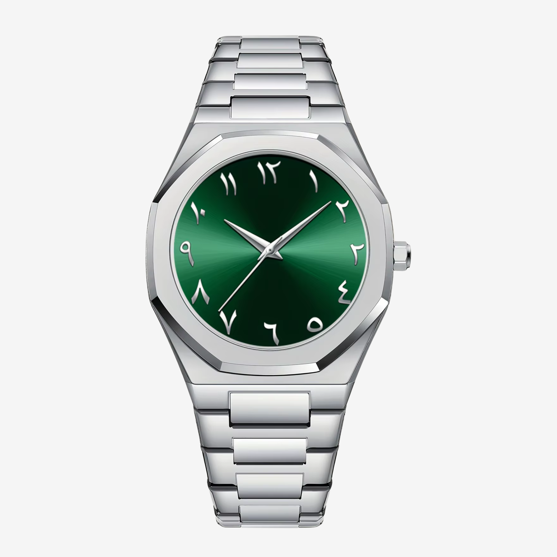 AXL 005: SILVER/GREEN ARABIC