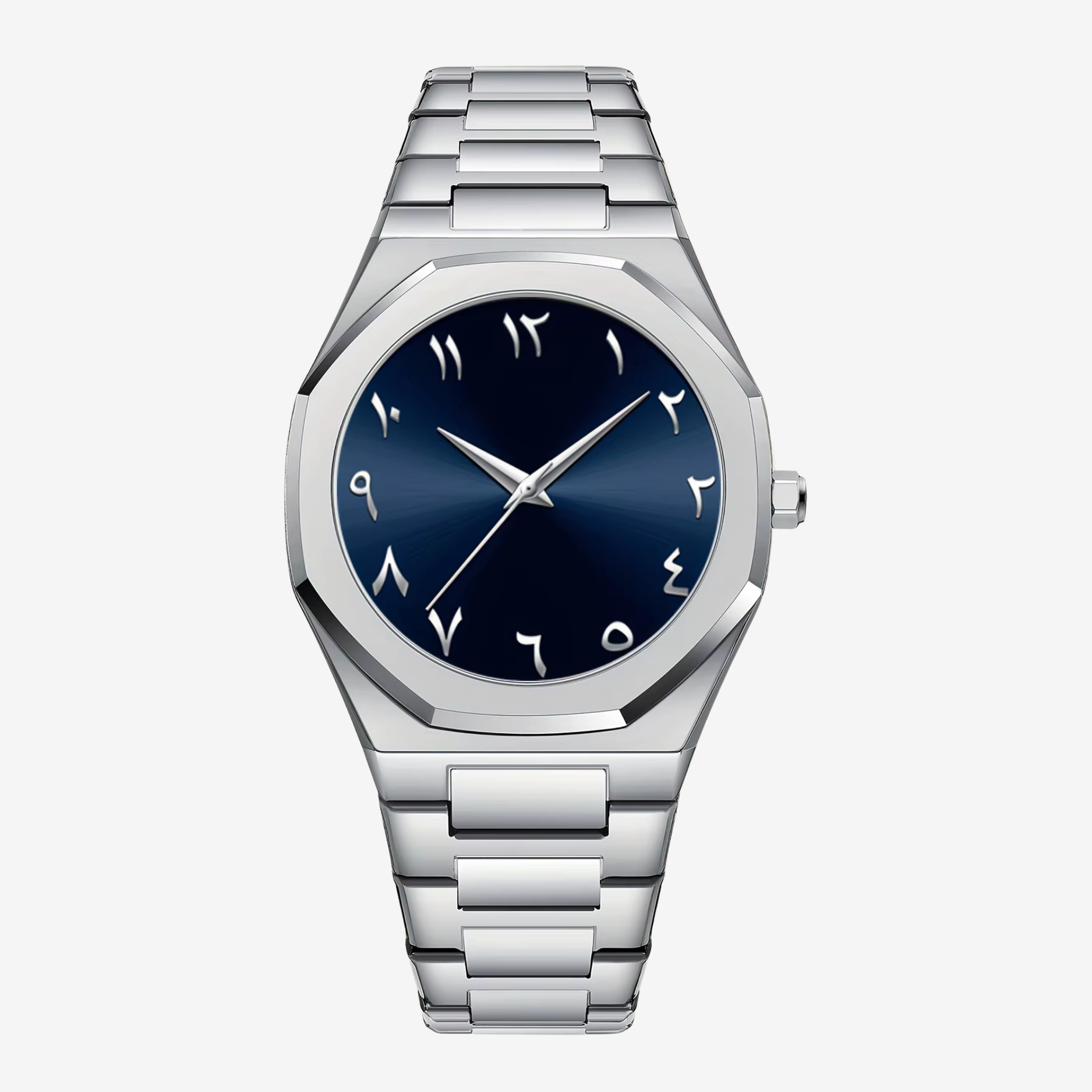 AXL 005: SILVER/BLUE ARABIC